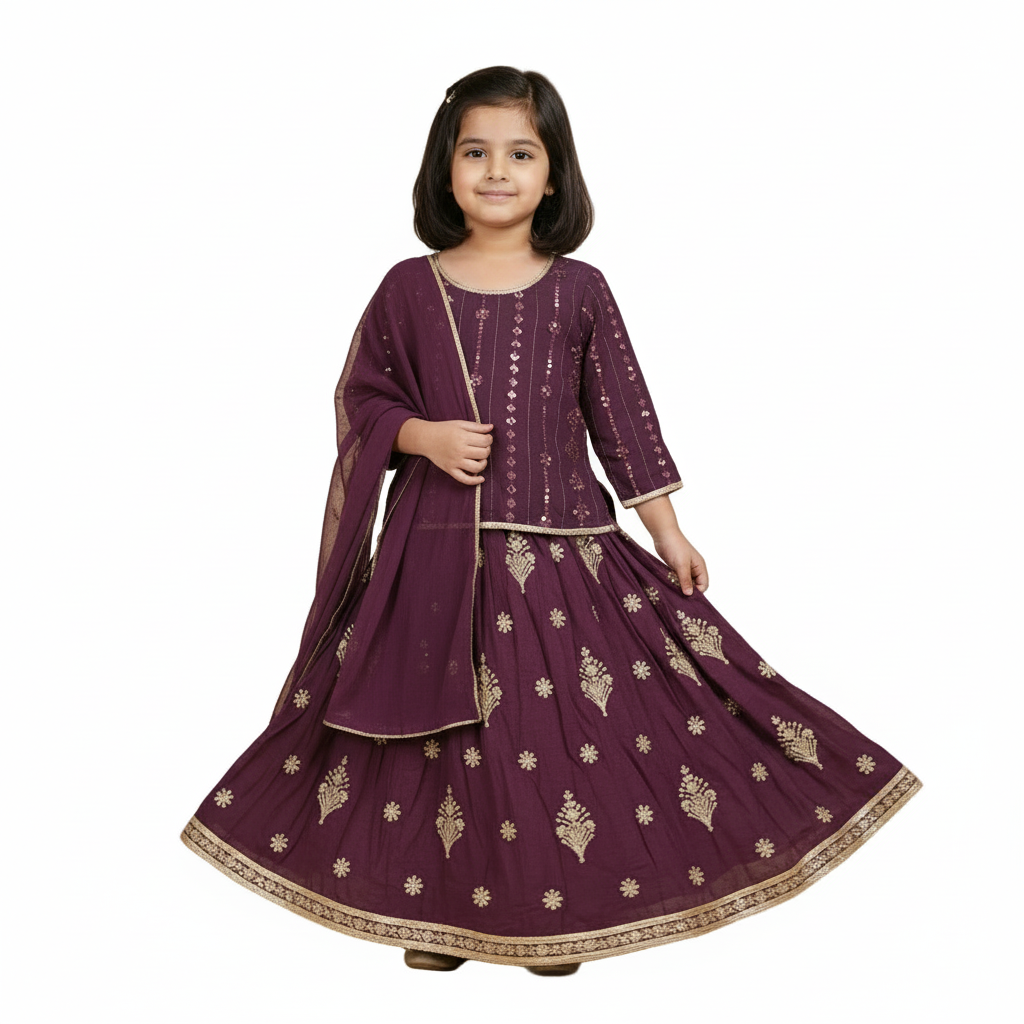 Plum organza (4 and 5 years)