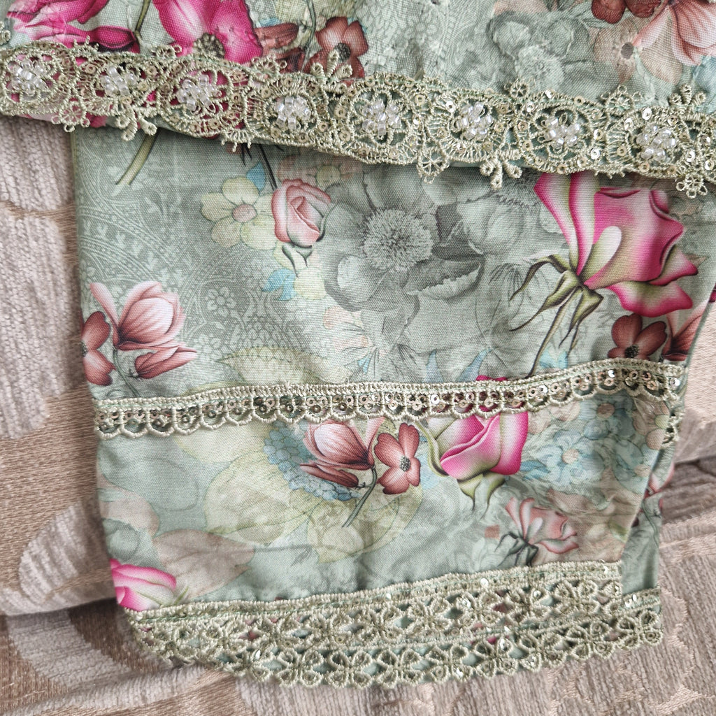 💚🩷 Noor Mint Floral (0-3 months to XXL)