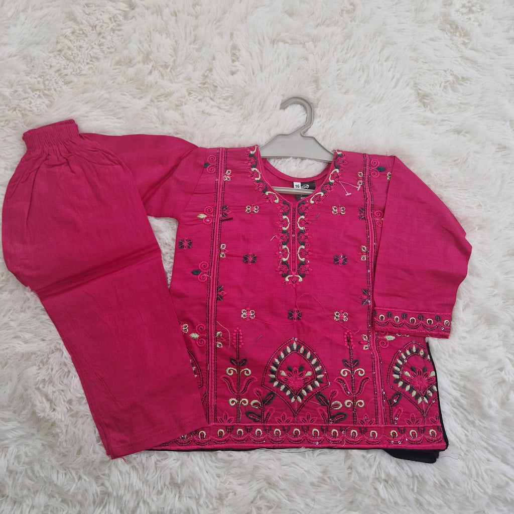 Hot pink 2-piece (6 months to 3 years)