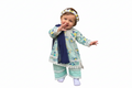 Aqua chiken floral (0-3 months to 2-3 years)